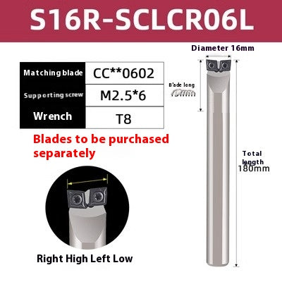 2133-Double-head CNC turning tool holder MW08/MC12 lathe 95 degree outer circle inner hole machine clamps double-head horn inner hole tool holder Shandong Denso Pricision Tools Co.,Ltd.